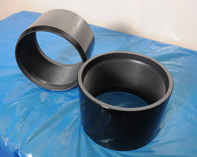 Coupling water-well-drilling